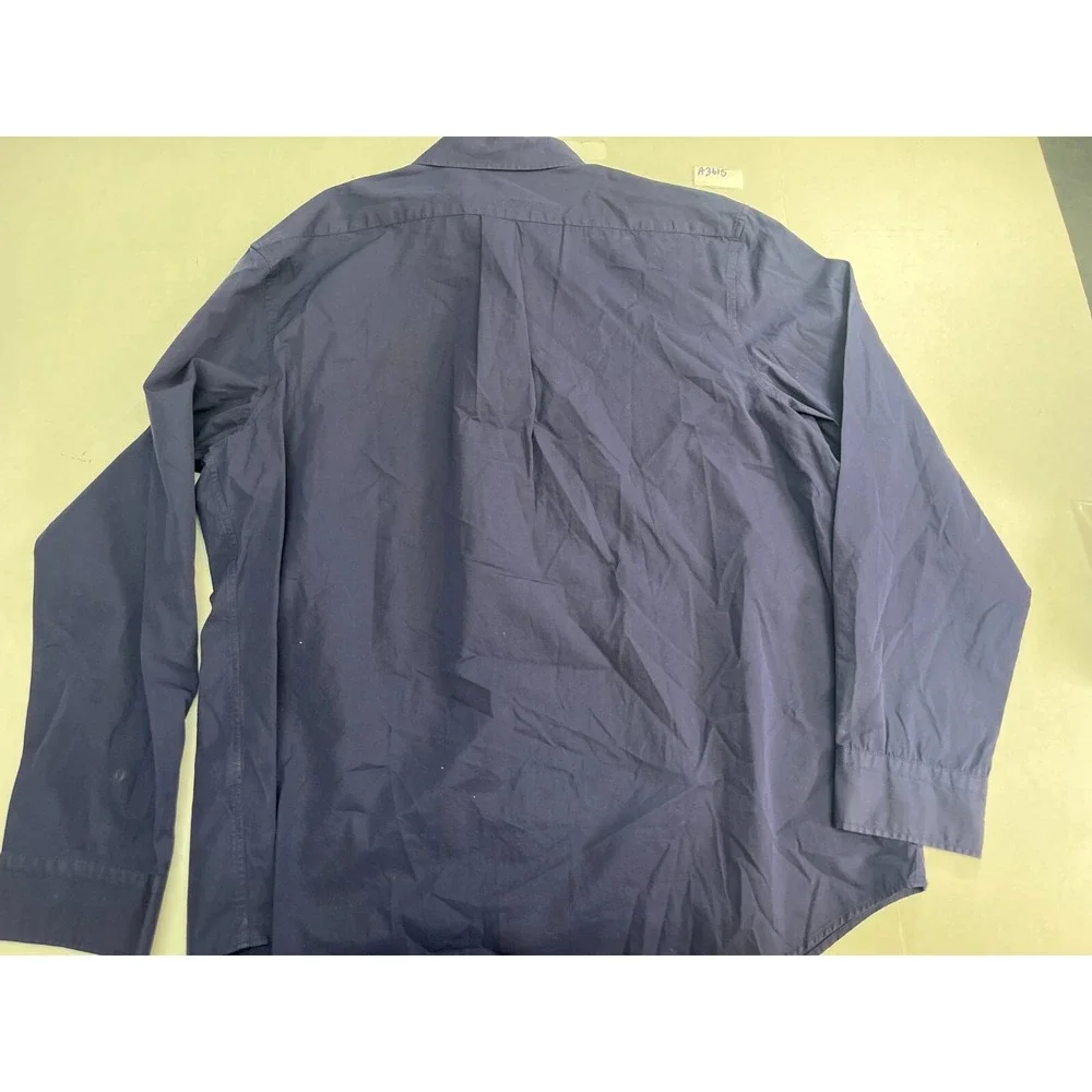 Banana Republic dress shirt Men's size XL navy‎ long-sleeve